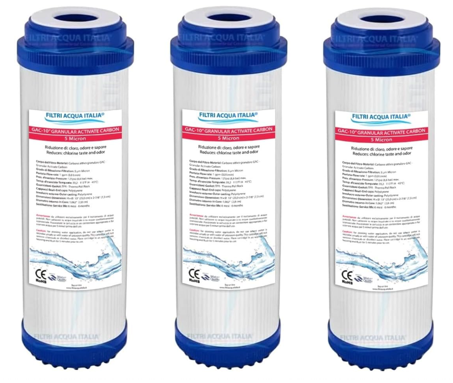 Filtro de Carbón Activado Granulado