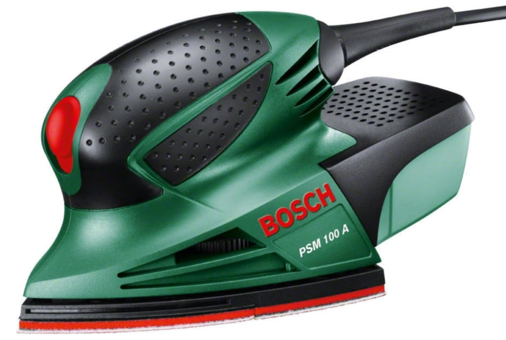 Bosch multilijadora triangular PSM 100 A (100 vatios, en estuche)
