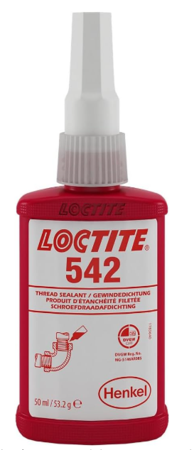Sellador liquido para roscas Loctite 542