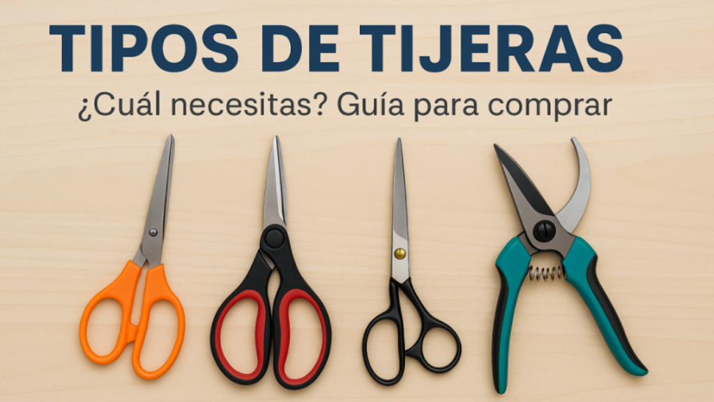 ✂️ Tipos de tijeras: