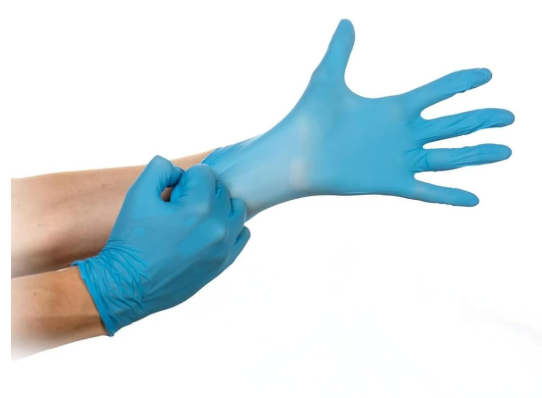 Guantes desechables Nitrilo Azul