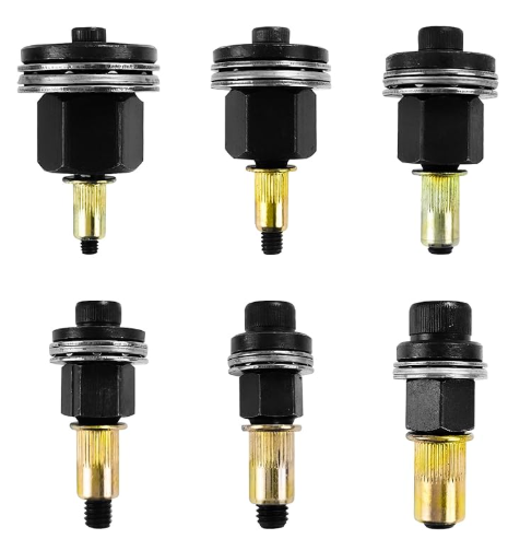 Cabezales de tornillo para tuercas remachables